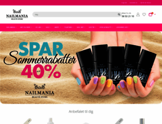 nailmania.dk screenshot