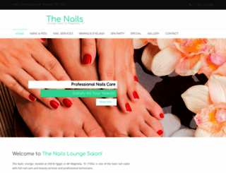 nailsloungemagnolia.com screenshot