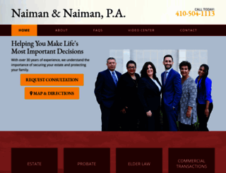 naiman-law.com screenshot
