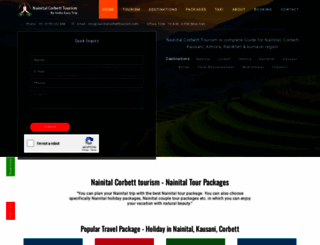 nainitalcorbetttourism.com screenshot
