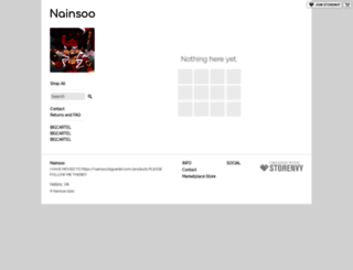 nainsoo.storenvy.com screenshot