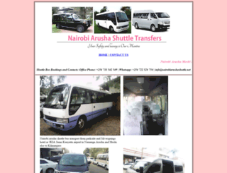 nairobiarushashuttle.net screenshot