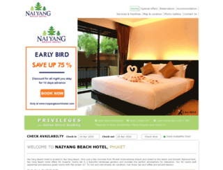 naiyangbeachhotel.com screenshot