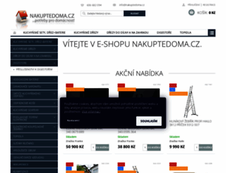 nakuptedoma.cz screenshot