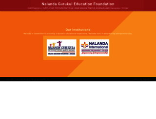 nalandagurukula.edu.in screenshot