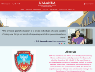 nalandanips.com screenshot