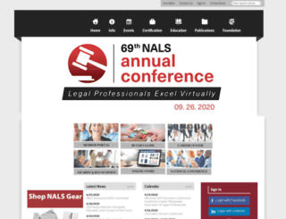 nals.org screenshot