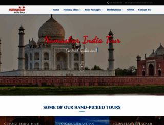 namaskarindiatour.com screenshot