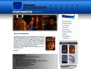 namaste.edu.np screenshot