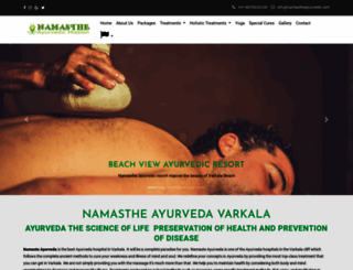 namastheayurveda.com screenshot