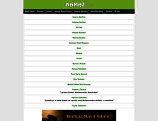 namazsitesi.com screenshot