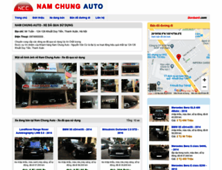 namchung-xecu.bonbanh.com screenshot