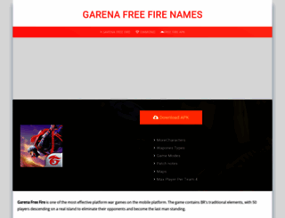 name-free-fire.blogspot.com screenshot