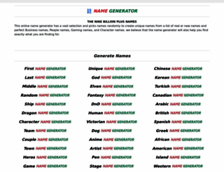 name-generator.net screenshot