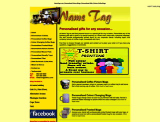name-tag.co.za screenshot
