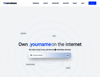 namebase.org screenshot