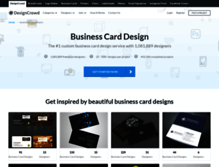 namecard.designcrowd.co.in screenshot
