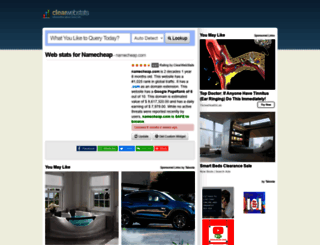 namecheap.com.clearwebstats.com screenshot