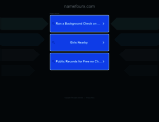 namefourx.com screenshot