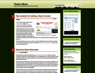 nameideas.wordpress.com screenshot