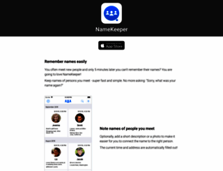 namekeeper.info screenshot
