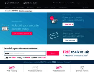 namesco-internet.plc.com screenshot