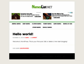 nameslist.net screenshot
