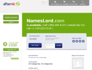 nameslord.com screenshot