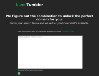 nametumbler.com screenshot