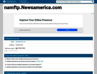 namftp.newsamerica.com.ipaddress.com screenshot
