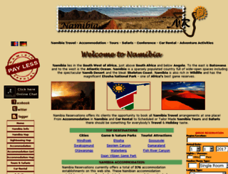 namibiareservations.com screenshot