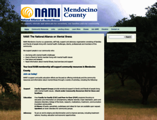 namimendocino.org screenshot