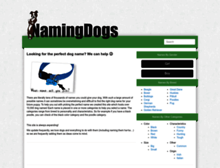 namingdogs.com screenshot