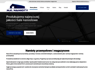 namioty.eu screenshot
