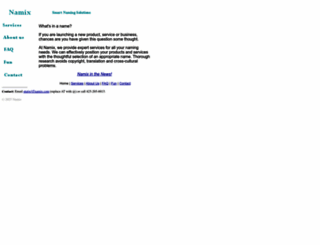 namix.com screenshot