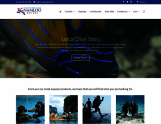 namloo-divers.com screenshot
