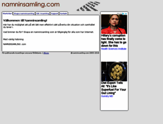 namninsamling.com screenshot
