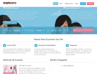 namoro.mozmaniacos.com screenshot