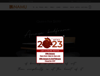 namufurniture.com.sg screenshot