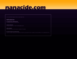 nanacide.com screenshot