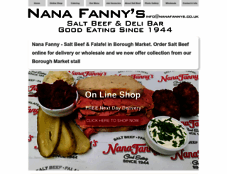 nanafannys.co.uk screenshot