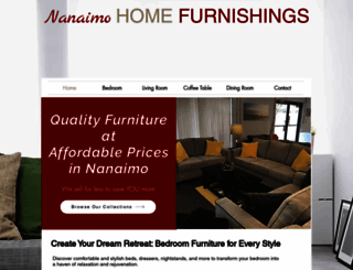 nanaimohomefurnishings.com screenshot