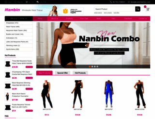 nanbinfashion.com screenshot
