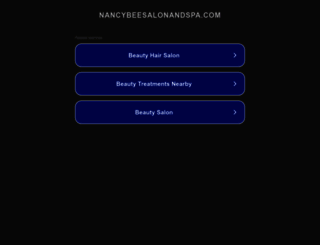 nancybeesalonandspa.com screenshot