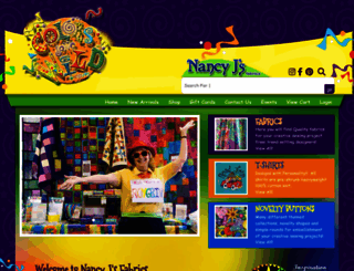 nancyjsfabrics.com screenshot