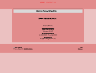 nancykirkpatricklaw.com screenshot