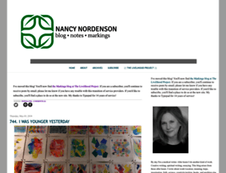 nancynordenson-markings.com screenshot