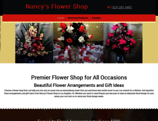 nancysflower.com screenshot