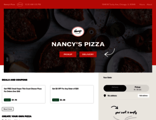 nancyspizzachicago.com screenshot