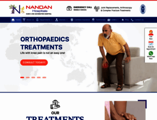 nandanhospitals.com screenshot